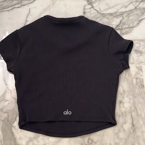 ALO Yoga Black Crop Top